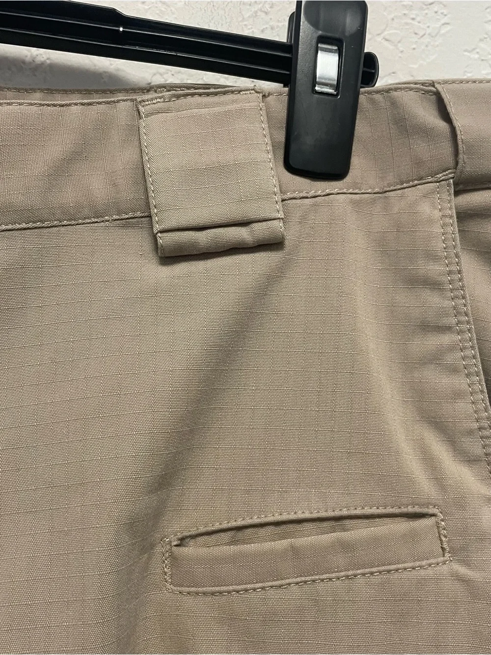 5.11 Tactical Pants Mens 40X30 Beige Cargo Ripstop Relaxed Fit Workwear